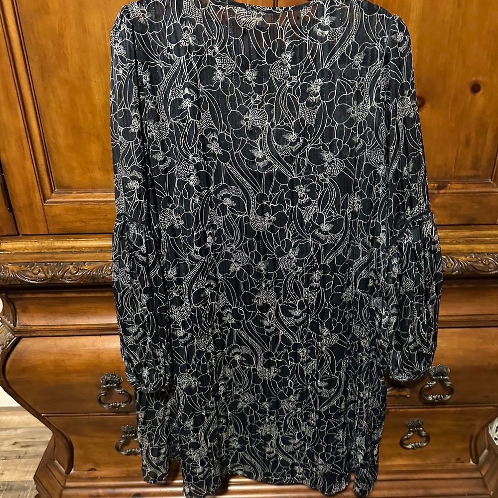 Tommy Hilfiger Elegant Blue  Floral Dress